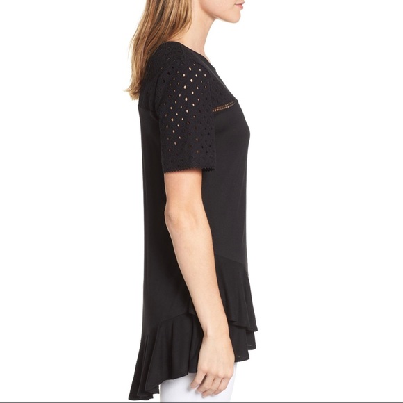 Halogen Ruffle Hem Top - Picture 3 of 9